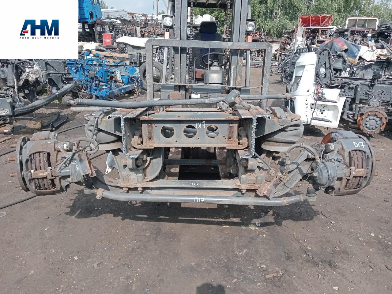 мост дополнительный (ленивец) DAF XF 105 2 поколение 2013, АКПП, белый, правый руль, 1818004, 1862290, 1862291, 1795513, 1807605, 1807565-, 2110649, 1807610, 1807566, 2110650, 2019789 - фото №1