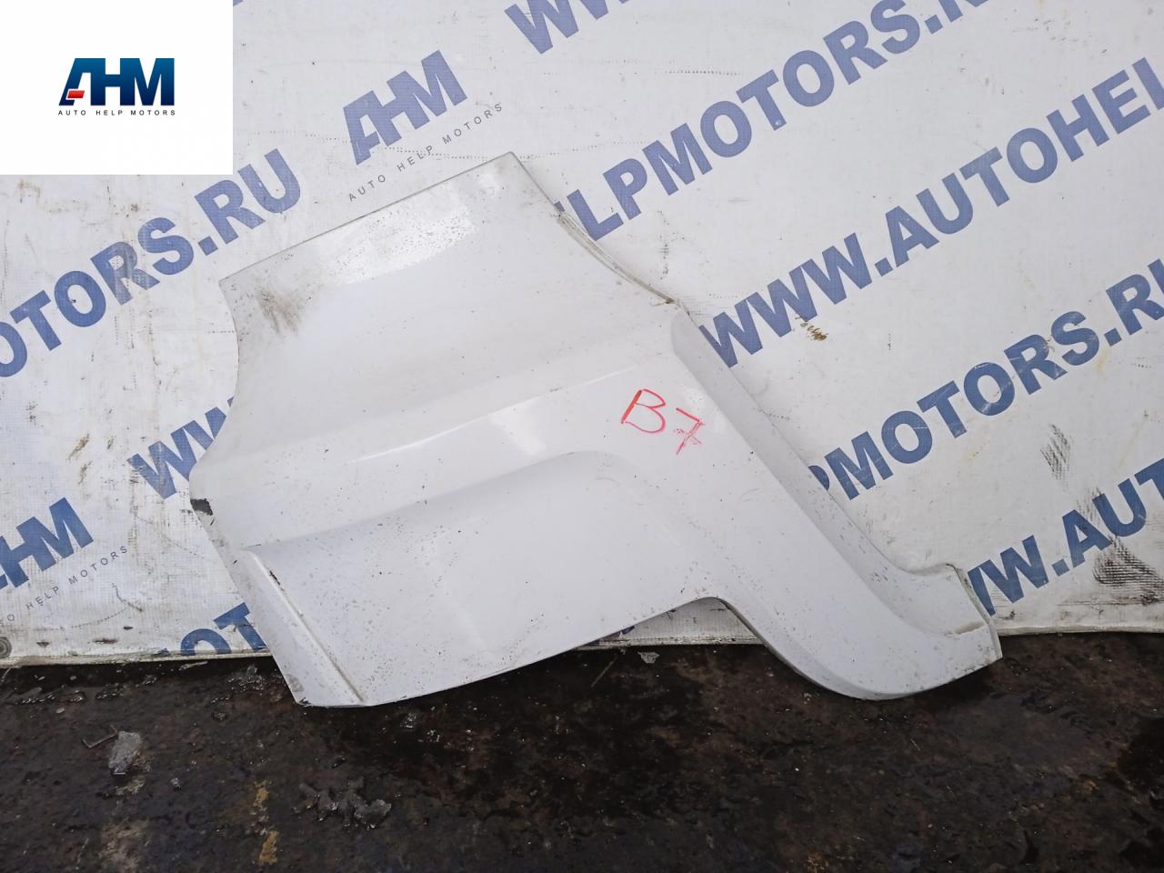 Накладка (ресничка) фары правая Mercedes-Benz Actros 4 поколение (MP4) 2015, 12.8 л., OM 471.900, дизель, белый, правый руль, A9608859708 - фото №1
