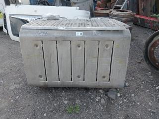 тепловой экран глушителя Mercedes-Benz Actros 4 поколение (MP4) 2014, 12.8 л., OM 471.900, дизель, белый, правый руль, A9604922730, A9614922688