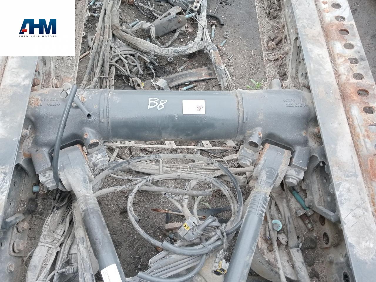 Пневморесивер Mercedes-Benz Actros 4 поколение (MP4) 2014, 12.8 л., OM 471.900, дизель, белый, правый руль, A9603104538 - фото №1