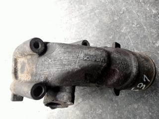 фланец (тройник) системы охлаждения Scania R 3 поколение 2007, 11.7 л., DC 12.15, дизель, красный, грузовик, 1497861, 1497858