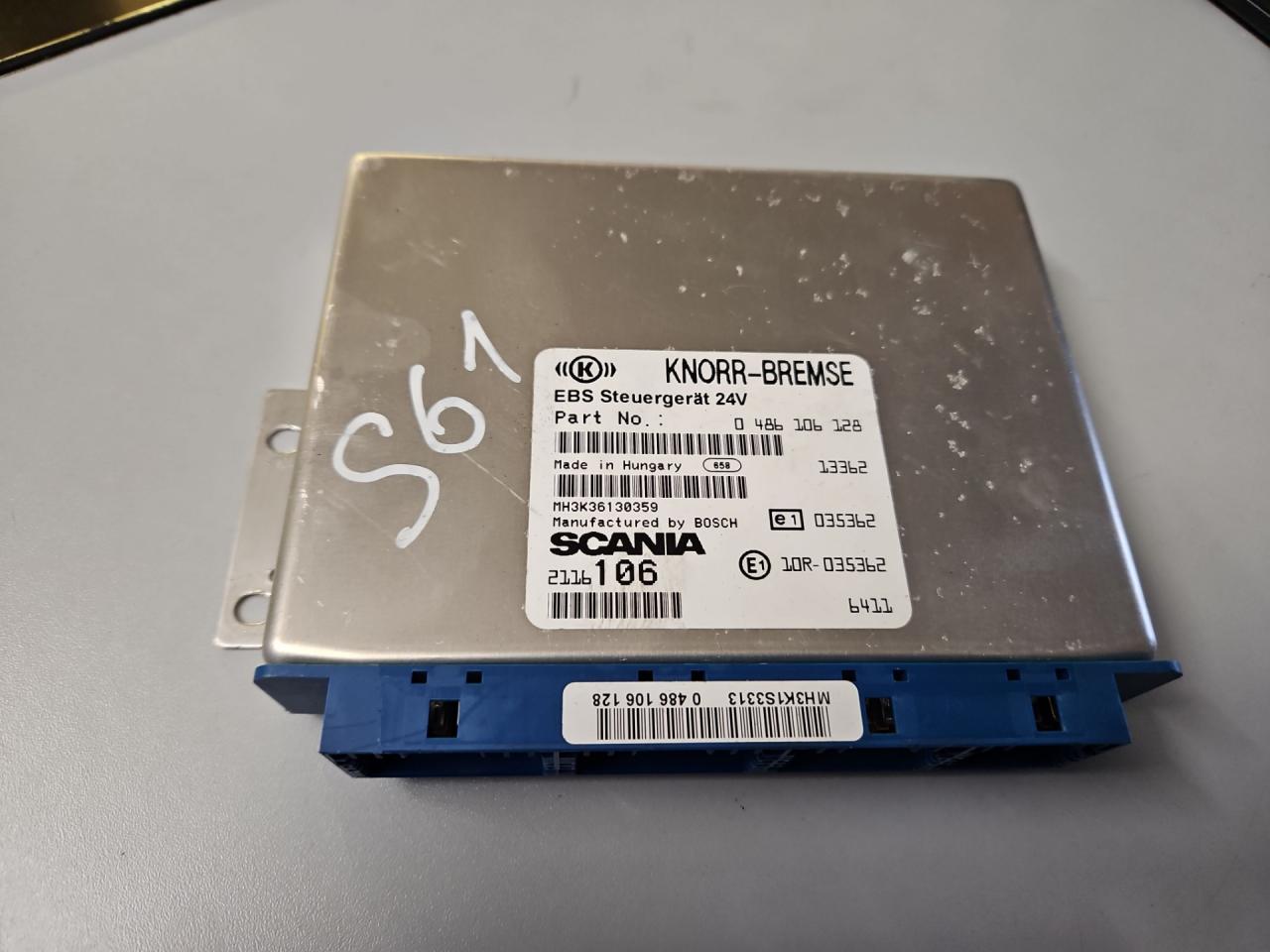 блок управления EBS Scania G 2 поколение 2013, 12.7 л., DC 13.112, дизель, красный, правый руль, 0486106122, 2029746, 2029747, 2116106, 0486106121, 0486106128, 0486106329, 2239995 - фото №1