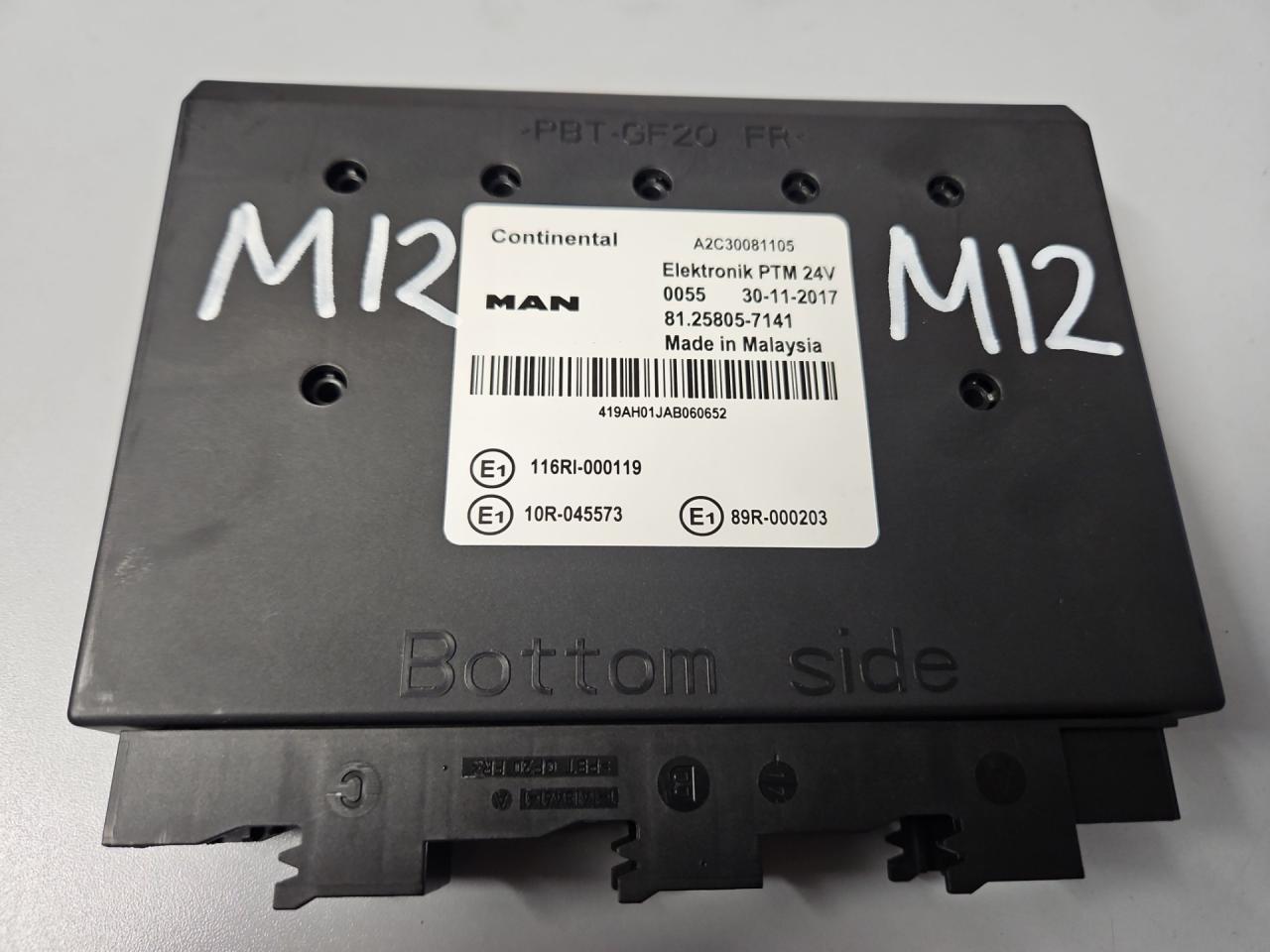 блок управления PTM MAN TGX 1 поколение 2018, 12.4 л., D 2676 LF 52, дизель, АКПП, белый, правый руль, 81258057141, A2C30081105, 81258057142 - фото №1