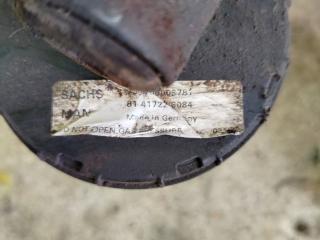 пневмоподушка подвески кабины MAN TGX 1 поколение 2018, 12.4 л., D 2676 LF 52, дизель, АКПП, белый, правый руль, 81417226084, 81417226057, 81417226075