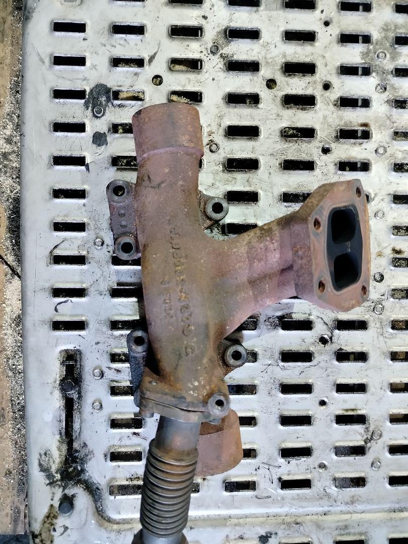 коллектор выпускной MAN TGX 1 поколение 2018, 12.4 л., D 2676 LF 51, дизель, АКПП, белый, правый руль, 51081023379 - фото №1