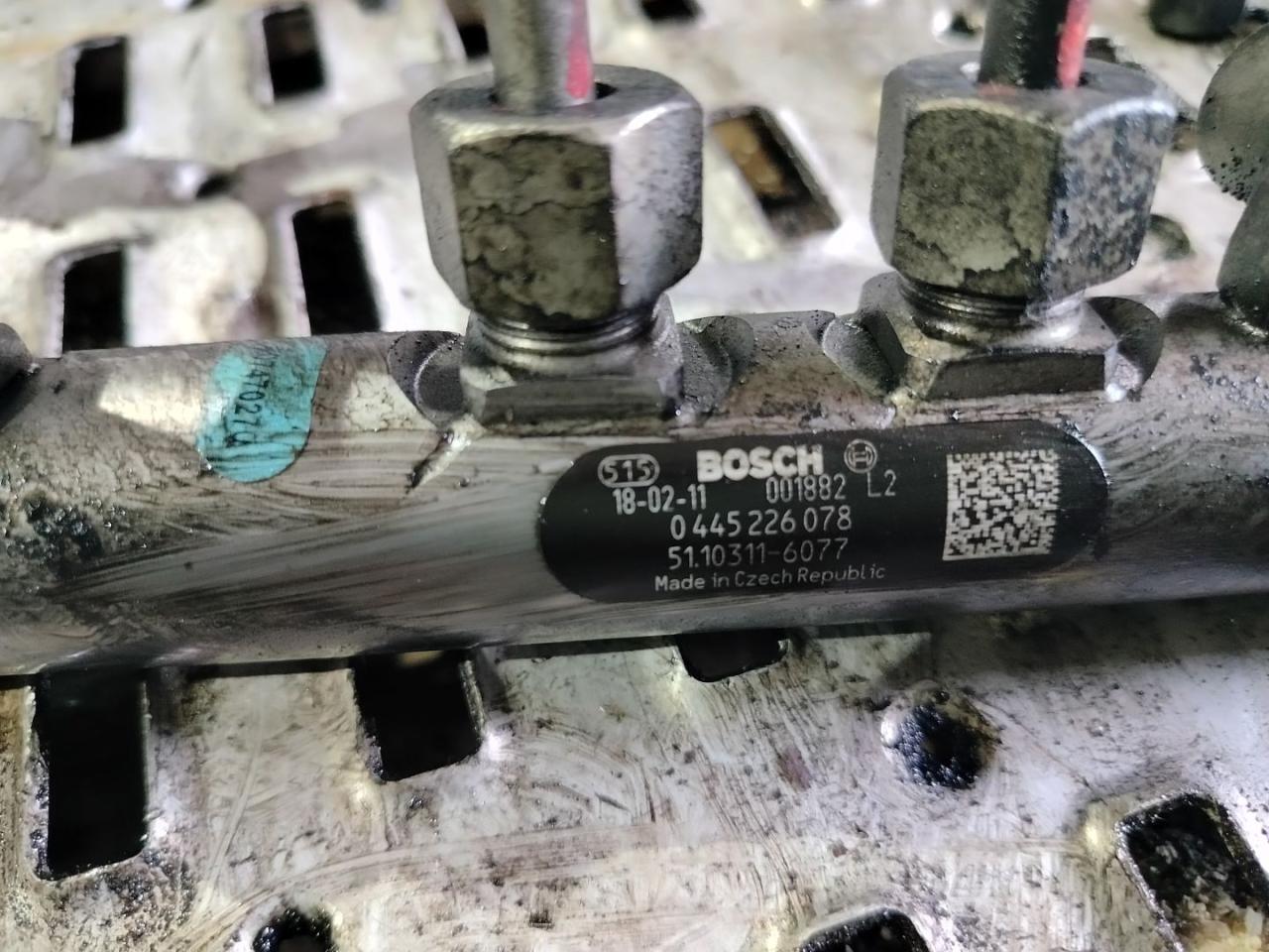 топливная рампа MAN TGX 1 поколение 2018, 12.4 л., D 2676 LF 51, дизель, АКПП, белый, правый руль, 51103116077, 51274210365, 51274210354, 51103040403, 51103016213, 51103016214 - фото №1