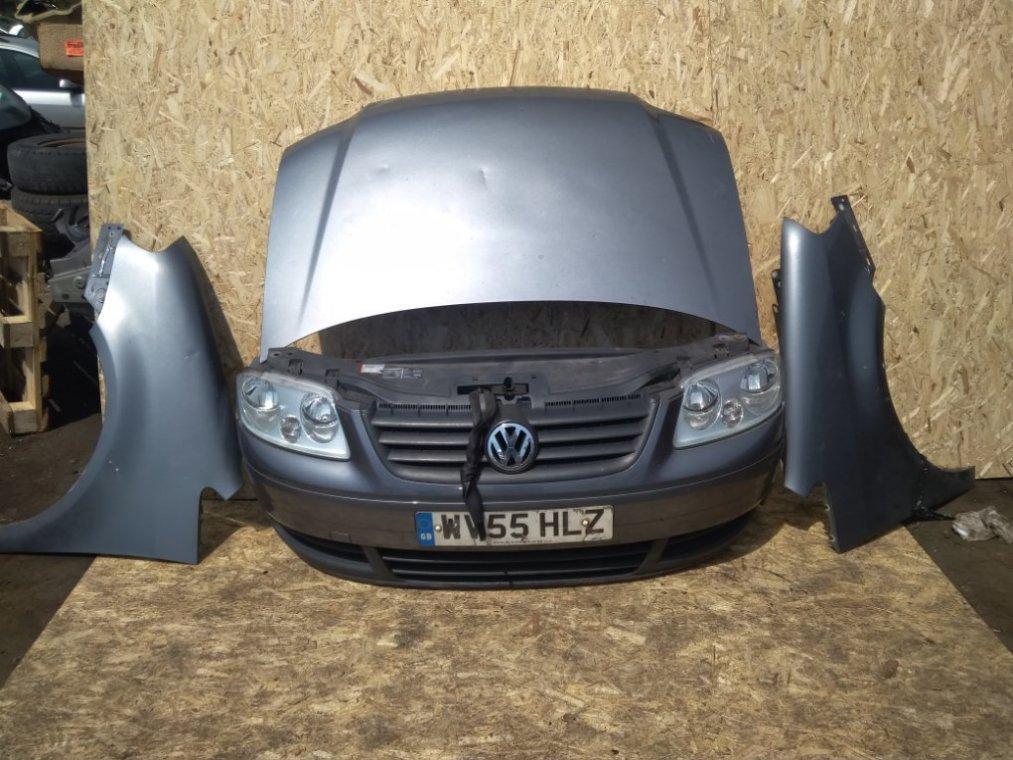 передняя часть (ноускат) в сборе Volkswagen Touran 1 поколение 2005, 1.9 л., дизель, минивэн - фото №1