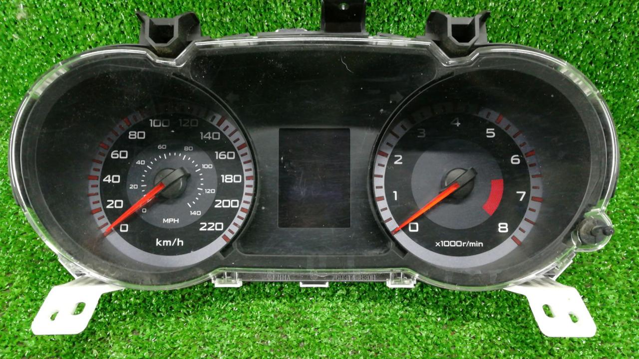 щиток приборов (приборная панель) Mitsubishi Outlander 2 поколение 2008, 3.0 л., i, 6B31, бензин, красный, внедорожник 5 дв., полный привод - фото №1