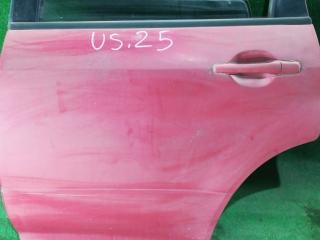 дверь задняя левая Mitsubishi Outlander 1 поколение 2004, 2.4 л., 4G69, бензин, АКПП, красный, внедорожник 5 дв., передний привод