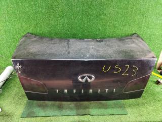 крышка багажника (дверь 3-5) Infiniti G 3 поколение 2004, 3.5 л., VQ35DE, бензин, АКПП, черный, седан, задний привод