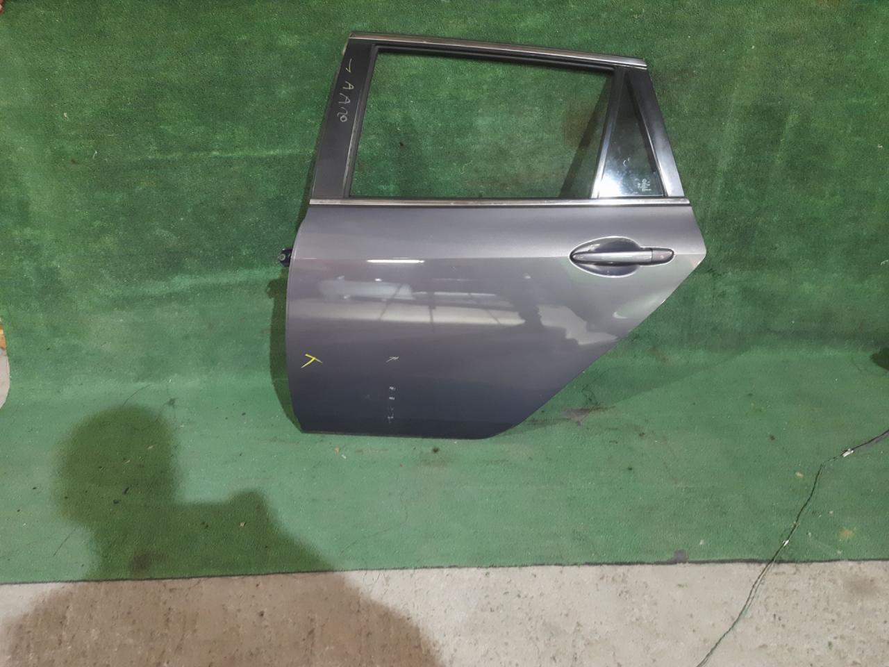 дверь задняя левая Mazda 6 GH 2008, 2.5 л., L5-VE, бензин, АКПП, серый, универсал, передний привод, правый руль - фото №1