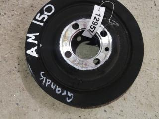 шкив коленвала Mitsubishi Grandis 1 поколение 2005, 2.4 л., 4G69, бензин, АКПП, белый, минивэн, правый руль