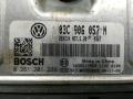 блок управления двигателем Volkswagen Polo 4 поколение [рестайлинг] 2007, 1.6 л., BTS, бензин, АКПП, черный, хетчбэк 5 дв., правый руль, 0261201329, 03C906057N - фото №2
