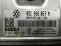 блок управления двигателем Volkswagen Polo 4 поколение [рестайлинг] 2007, 1.6 л., BTS, бензин, АКПП, серебристый, хетчбэк 5 дв., правый руль, 0261201329, 03C906057N - фото №2