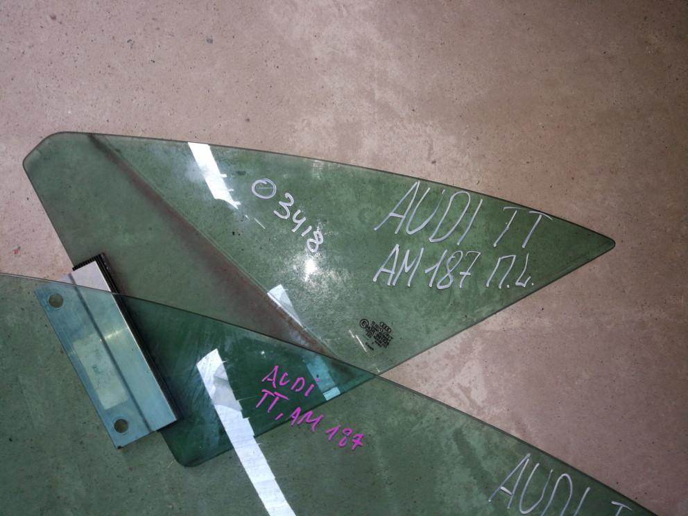 стекло двери передней правой Audi TT 8N 2003, 1.8 л., AUQ, бензин, АКПП, серебро, купе, правый руль - фото №1