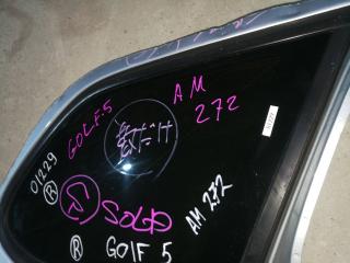 стекло кузовное боковое правое Volkswagen Golf 5 поколение 2009, 1.4 л., CAXA, бензин, АКПП, серебристый, универсал, правый руль