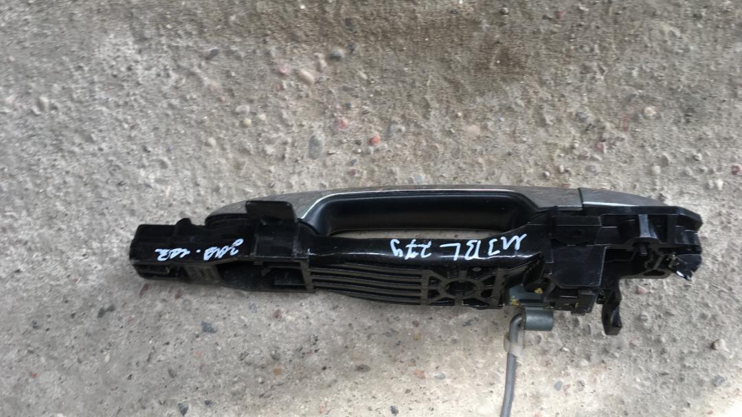 ручка наружная задняя левая Mazda 3 BL 2009, 2.0 л., LF17, бензин, АКПП, черный, хетчбэк 5 дв., правый руль - фото №1