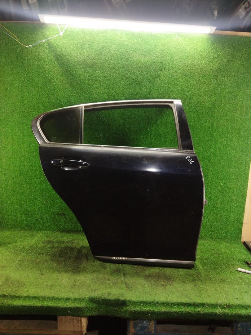 дверь задняя правая Lexus GS 3 поколение 2006, 3.5 л., 2GR-FSE, бензин, АКПП, синий, седан, задний привод, правый руль - фото №1