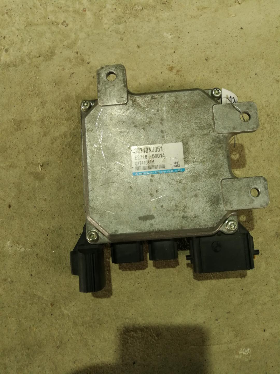 блок управления рулевой рейки Subaru Legacy 5 поколение 2012, 2.0 л., EJ20Y, бензин, АКПП, седан, 34710AJ051, E2710-58014, Q1T41083M - фото №1