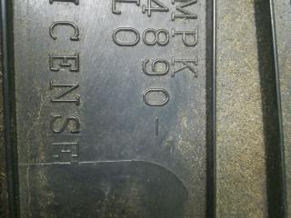 накладка подсветки номера Honda Accord 8 поколение CU2 2010, 2.4 л., K24Z3, бензин, АКПП, серый, седан, передний привод, правый руль, MPK74890TL0, 74890-TL0