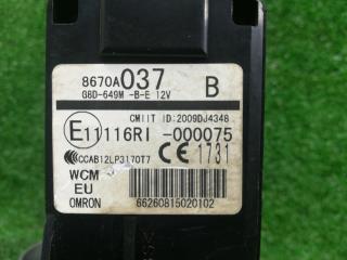 замок зажигания Mitsubishi Lancer 10 поколение [рестайлинг] 2015, 2.0 л., 4B11, бензин, вариатор, белый, седан, передний привод, правый руль, 8670A037, E11116RI-000075