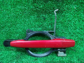 ручка наружная задняя правая Mitsubishi Outlander 2 поколение 2008, 3.0 л., i, 6B31, бензин, красный, внедорожник 5 дв., полный привод