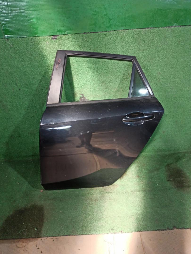 дверь задняя левая Mazda 3 BL 2009, 2.0 л., LF17, бензин, АКПП, черный, хетчбэк 5 дв., передний привод, правый руль - фото №1