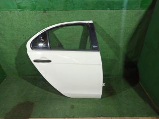 дверь задняя правая Mitsubishi Lancer 10 поколение 2010, 2.4 л., 4B12, бензин, АКПП, белый, хетчбэк 5 дв., передний привод