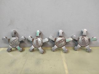 колпачок литого диска Audi Q7 4L [рестайлинг] 4LB 2012, 3.0 л., TFSI, CJWB, бензин, АКПП, черный, внедорожник 5 дв., полный привод, 4L0601165D