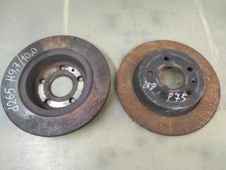 диски тормозные задние Chevrolet Cruze 2 поколение 2017, 1.4 л., бензин, АКПП, черный, седан, передний привод