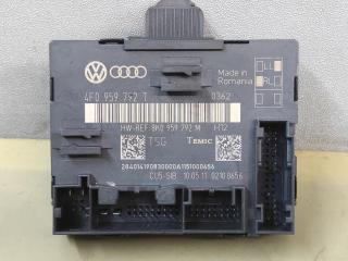 модуль управления двери Audi Q7 4L [рестайлинг] 4LB 2012, 3.0 л., TFSI, CJWB, бензин, АКПП, черный, внедорожник 5 дв., полный привод, 4F0959792T, 8K0959792M