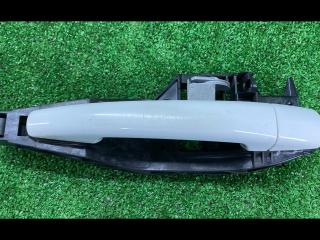 ручка наружная задняя левая Peugeot 207 1 поколение [рестайлинг] 2012, 1.6 л., EP6, бензин, АКПП, белый, хетчбэк 5 дв., правый руль