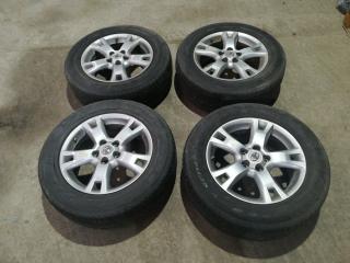 диск литой Toyota RAV4 3 поколение (XA30) [рестайлинг] 2009, 3.5 л., 2GR-FE, бензин, АКПП, серебристый, внедорожник 5 дв., полный привод