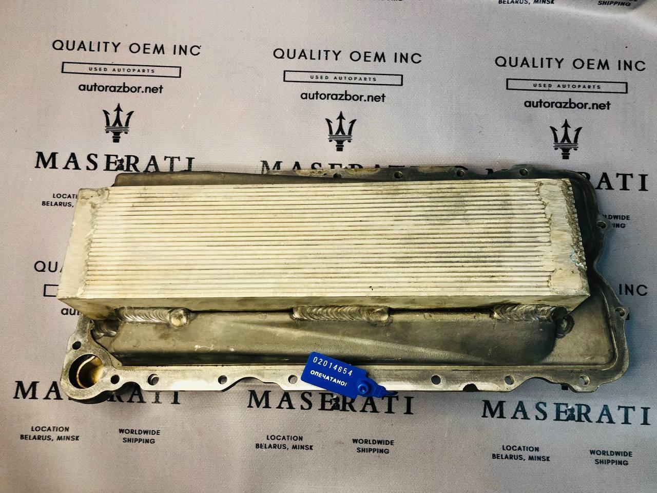 теплообменник масляного фильтра Maserati Quattroporte 5 поколение 2005, 4.2 л., M139 A, бензин, робот, седан, задний привод, 186356, 186356 - фото №1