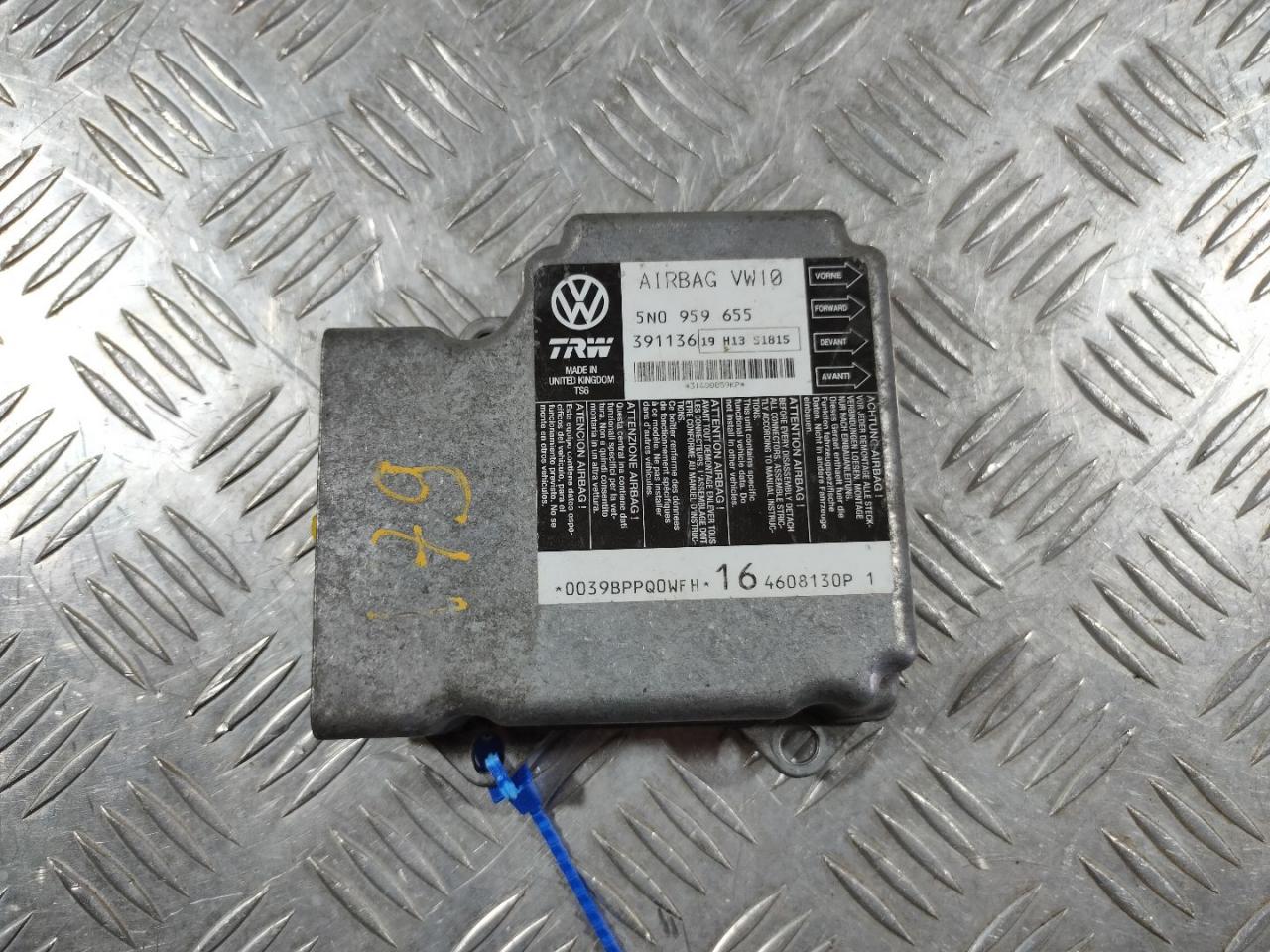 блок AirBag Volkswagen Passat CC 1 поколение 2012, 2.0 л., CCZB, бензин, АКПП, купе, 5N0959655, 5N0959655T - фото №1