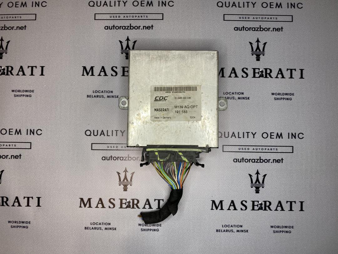 блок управления подвеской Maserati Quattroporte 5 поколение 2005, 4.2 л., бензин, АКПП, черный, седан, 191183, 229117, 228916, 229118 - фото №1