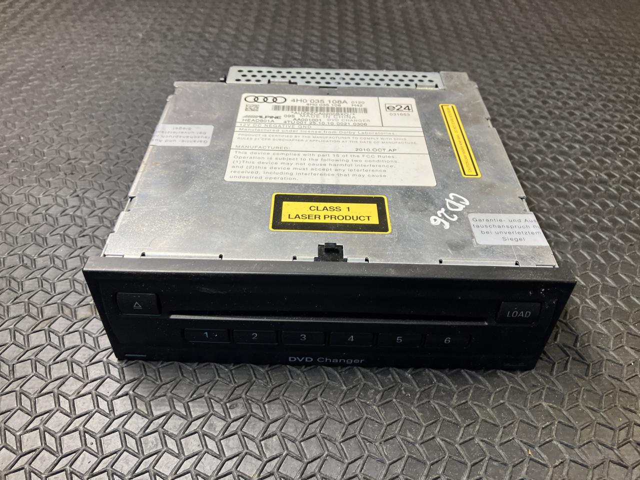 CD-чейнджер Audi A8 D4/4H 2012, 4.2 л., CDRA, бензин, АКПП, седан, 4H0035108A, 4H0035108 - фото №1