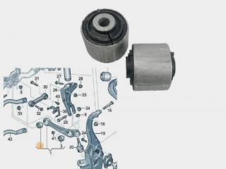 сайлентблок Audi Q7 4M [рестайлинг] 4MB 2020, 1.5 л., 10, бензин, МКПП, внедорожник 5 дв., 4M0407182A, 4M0407182A