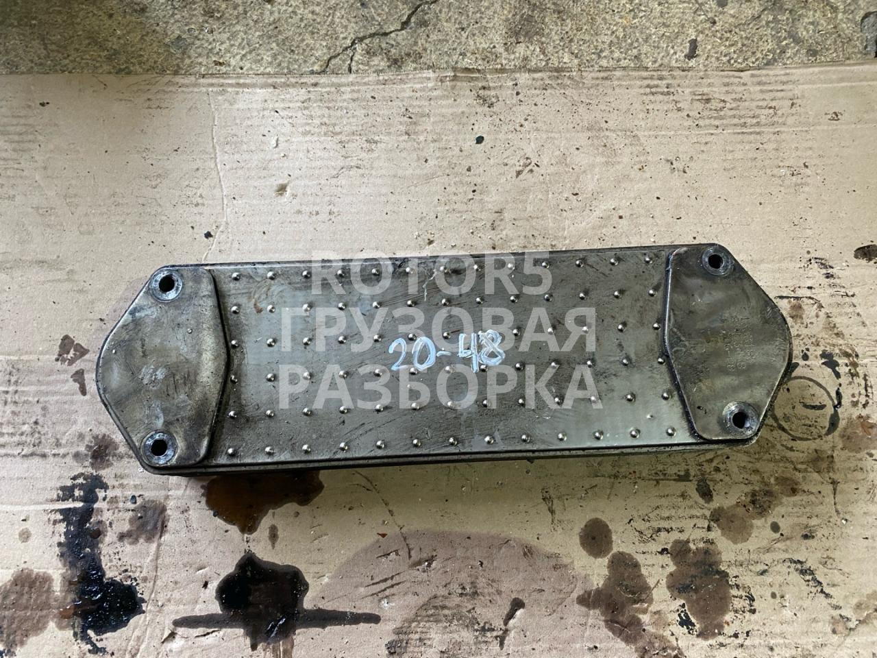 масляный теплообменник Scania R 5 поколение (2004 - 2016), 11.7 л., DC 12, дизель, 1333183 - фото №1