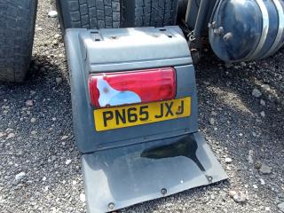 защита арок задняя левая (подкрылок) MAN TGX 1 поколение 2015, 12.4 л., D 2676 LF 46, дизель, АКПП, красный, правый руль