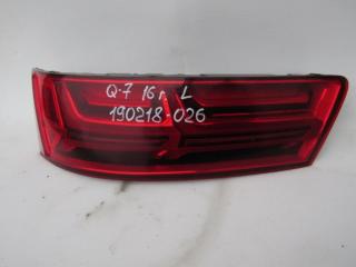 фонарь крышки багажника левый Audi Q7 4M 2016, 3.0 л., CRTC, дизель, АКПП, внедорожник 5 дв., 4M0945093E