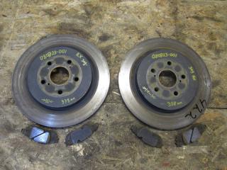 диски тормозные задние Lexus RX 4 поколение [рестайлинг] 2021, 3.5 л., гибрид