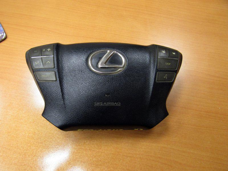 подушка безопасности водителя Lexus LX 3 поколение 2011 - фото №1