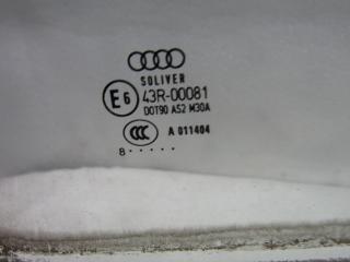 стекло двери задней левой Audi A6 4F/C6 [рестайлинг] 2008, универсал