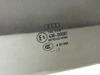 стекло двери задней левой Audi A6 4F/C6 [рестайлинг] 2011, универсал