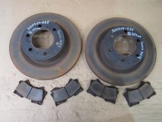 диски тормозные (комплект) Toyota Tundra 2 поколение XK50 [2-й рестайлинг] 2023, 3.5 л., бензин