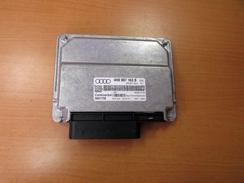 блок управления полным приводом Audi A8 D4/4H 2012, 4H0907163B - фото №1