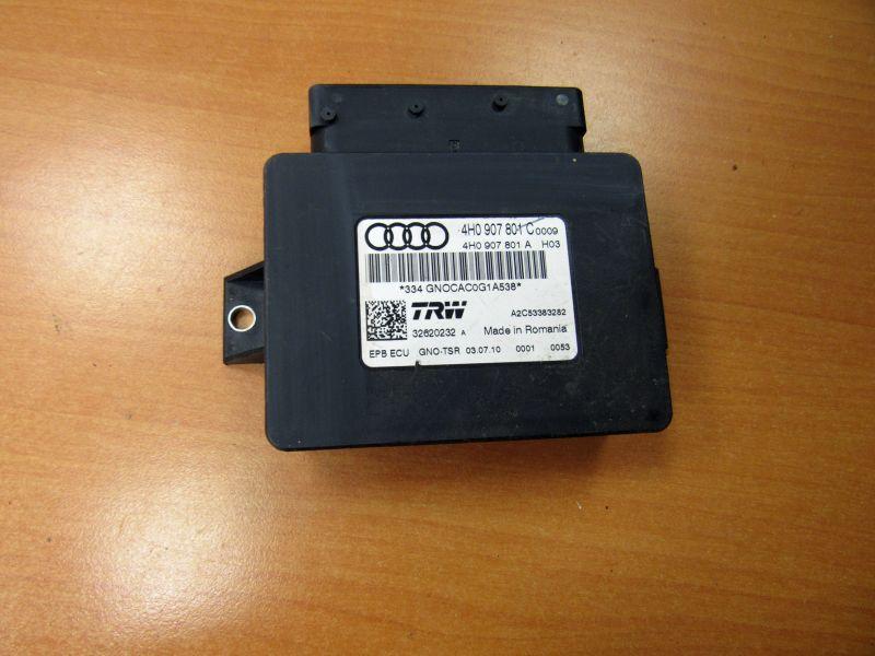 блок управления ручником Audi A8 D4/4H 2012, 4H0907801C - фото №1
