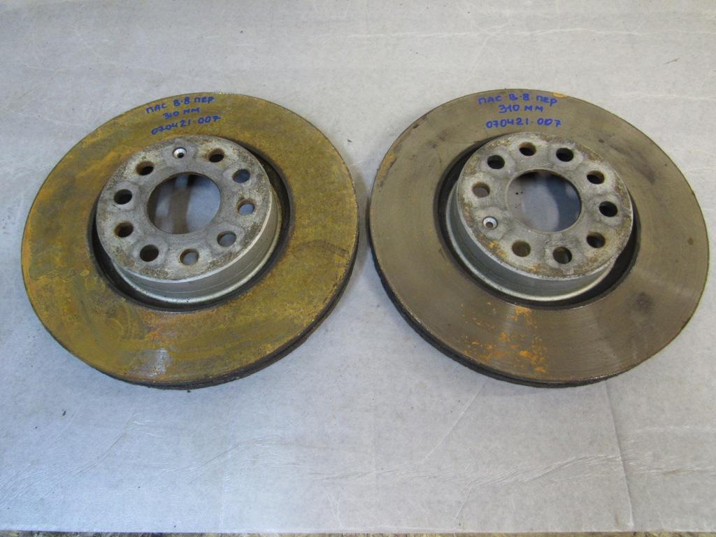 диски тормозные (комплект) Volkswagen Passat B8 2016, 2.0 л., дизель, универсал - фото №1