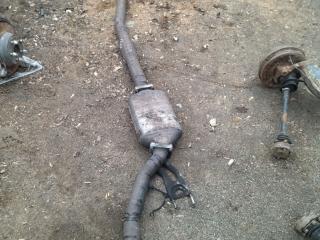 глушитель BMW 7 серия E65/E66/E67 [рестайлинг] E65 2008, 3.0 л., D, M57N2 306 D3, дизель, АКПП, чёрный, седан, задний привод, правый руль